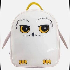 Harry Potter Hedwig The Owl Insulated Lunch Bag- White and Yellow